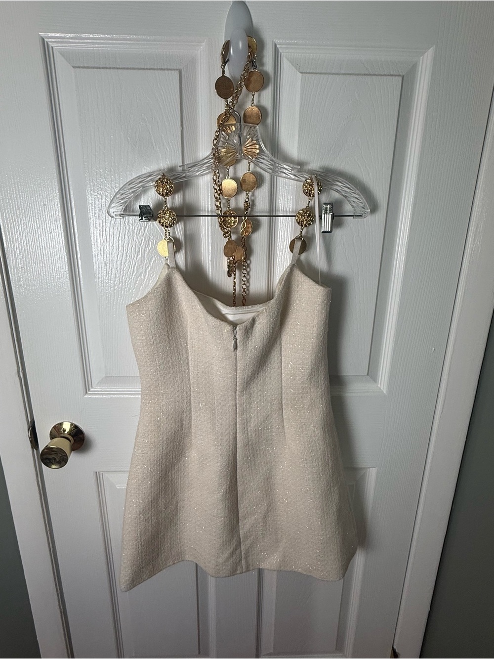 Nadine Merabi Alex Ivory Dress 6 - Picture 7 of 10